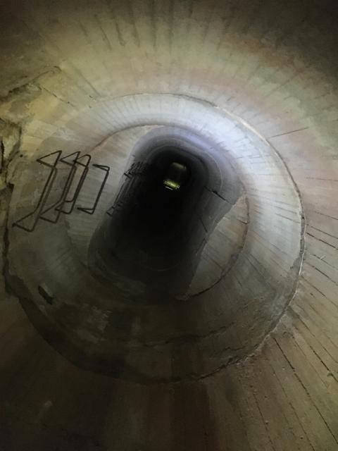 Leighton Hill ARP tunnel ventilation shaft