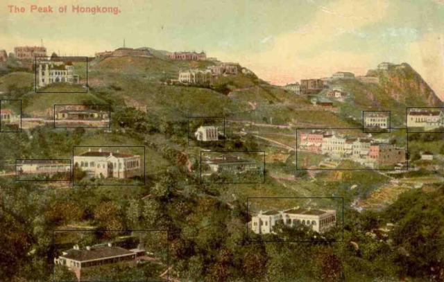 Mt. Gough looking from Mt. Kellett - house names