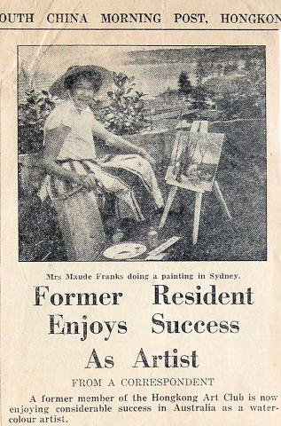 Maude Franks - SCMP article part 1