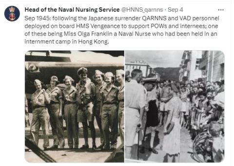 30 AUGUST 1945, HONG KONG