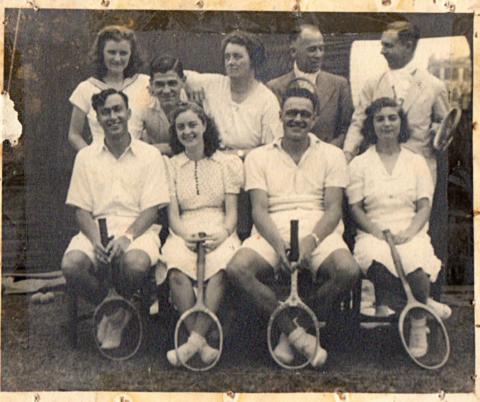 1941 Tennis at Civil Service Club 1941 Tennis at Civil Service Club