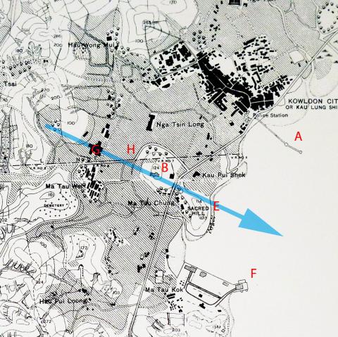 1903 Map of area around Ma Tau Wei 1903 Map of area around Ma Tau Wei