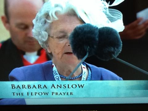 Barbara Anslow at the VJ Parade Barbara Anslow at the VJ Parade