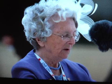 Barbara Anslow at the VJ Parade Barbara Anslow at the VJ Parade