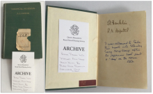 The book Miss Franklin brought into Stanley Internment Camp while she was a POW