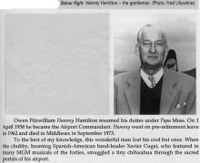 Owen Fitzwilliam Hamilton-Airport Commandant